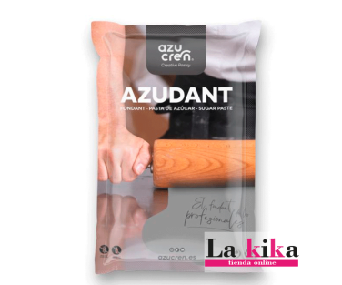 Fondant Azudant Gris 250g | Sin Gluten y Sin Lactosa - Azucren | Lakika.es