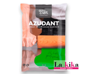 "Azudant Fondant Verde Fluor 1 Kilo - Sin Gluten y Sin Lactosa | Azucren"