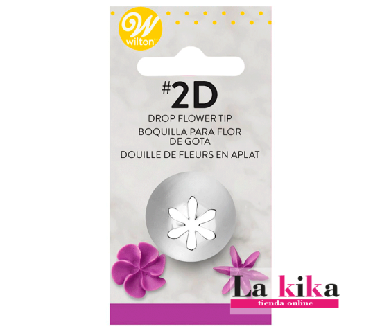 Boquilla Wilton nº 2D Flor Gota | Crea Flores-Gota Perfectas - LaKika.es