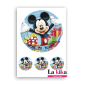 Papel Azúcar Para Tarta Mickey Mouse Navideño | Decoración Comestible para Fiestas