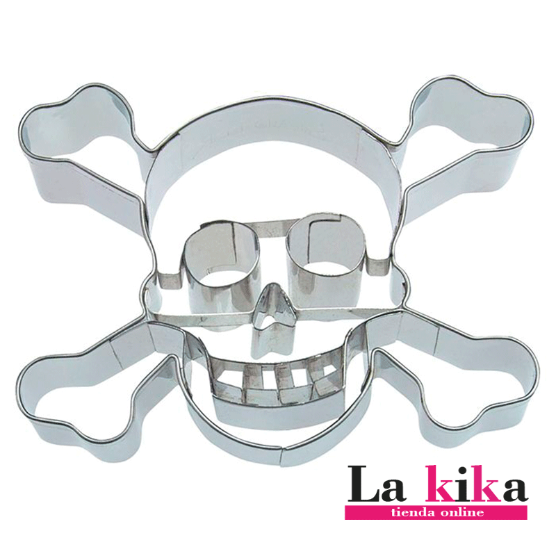 Cortador Calavera 8 cm - Städter | Cortador Metálico de Acero InoxidableHalloween