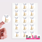 Stickers Personalizados para Boda | Diseño Copas y Botella de Champán