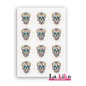 Papel Azúcar Calavera Catrina Para Galletas