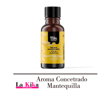 Aroma Concentrado de Mantequilla 10ml Azucren - Sin Gluten y Resistente al Horneado