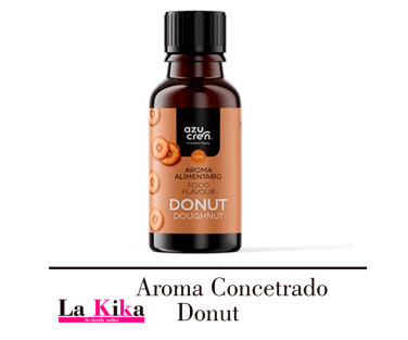 Aroma Concentrado de Donut 10ml Azucren - Sin Gluten y Resistente al Horneado