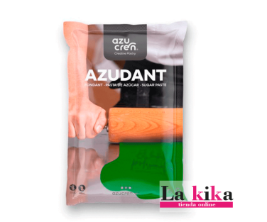 Azudant Fondant Verde Hoja Azucren 250g - Pasta Maleable para Decoración de Tartas