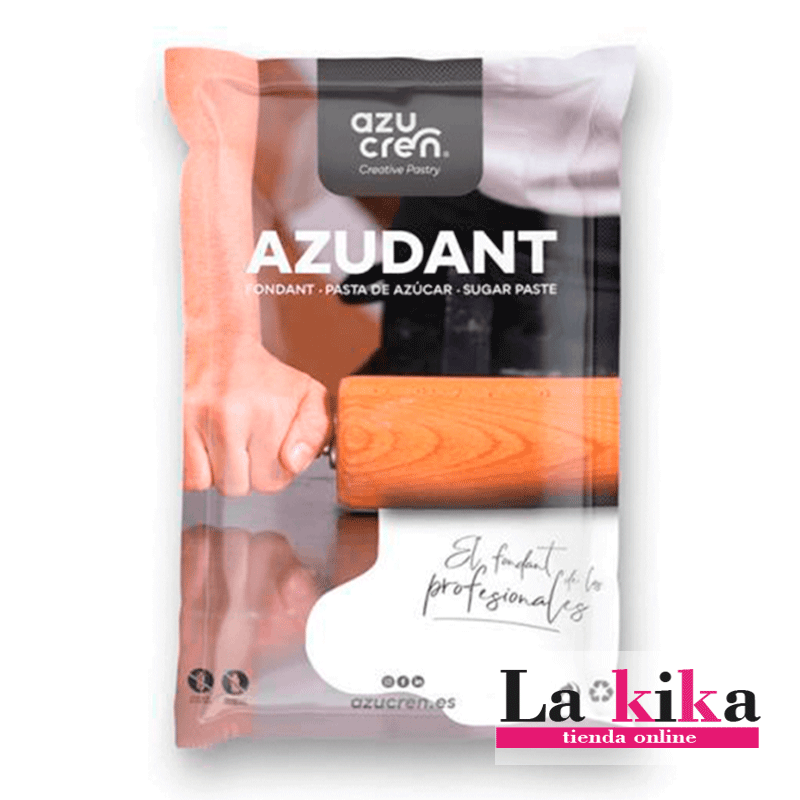 Azudant Fondant Blanco Azucren 2kg - Pasta Maleable para Decoración de Tartas y Postres