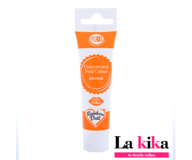 Colorante RD ProGel Naranja - Apto Vegetarianos y Halal | 25g | La Kika