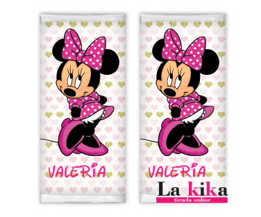 Chocolatinas Nestlé Personalizadas Minnie Mouse Modelo Valeria | Cumpleaños Mágicos