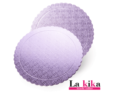 Base Redonda Lila - 20 CM Ø / 3 MM GROSOR | Lakika