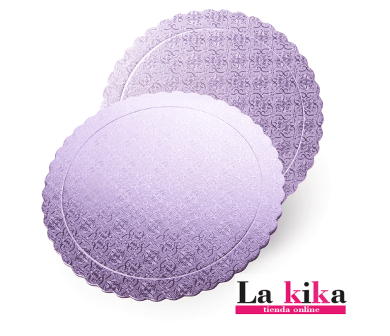 Base Redonda Lila - 20 CM Ø / 3 MM GROSOR | Lakika