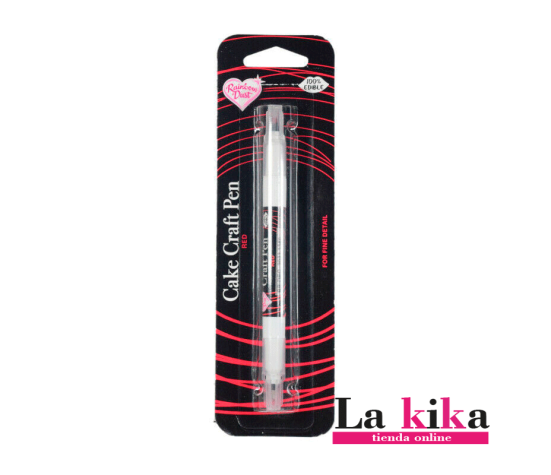 Rotulador Comestible Rojo Doble Punta - Rainbow Dust | Lakika