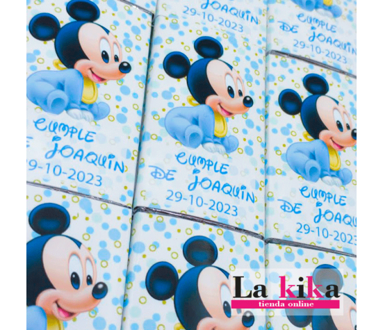 Chocolatinas Nestlé Personalizadas Mickey Mouse | Cumpleaños y Más