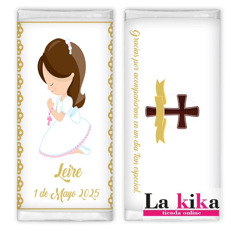 Chocolatinas Nestlé Comunión Personalizadas (Modelo Leire) | Detalle Único para un Día Especial Chocolatinas Nestlé Comunión Personalizadas (Modelo Leire) | Detalle Único para un Día Especial