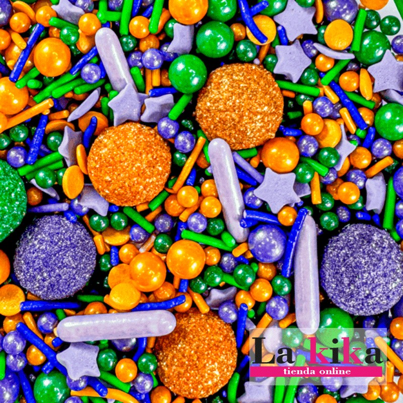 SPRINKLE "MERCURIO" 90g AZUCREN – Decoración Comestible para Repostería SPRINKLE "MERCURIO" 90g AZUCREN – Decoración Comestible para Repostería