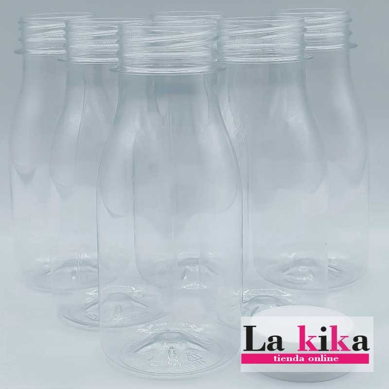 Botellita de Plástico 200ml con Tapón - Ideal para Meriendas y Eventos Botellita de Plástico 200ml con Tapón - Ideal para Meriendas y Eventos
