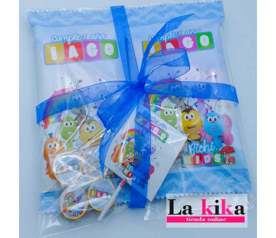🎉 Pack de Chuches Infantil Personalizado Inspirado en Bichikids