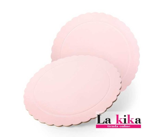 🎂 Base Redonda Rosa Bebé 30 CM | Soporte para Tartas y Manualidades | La Kika