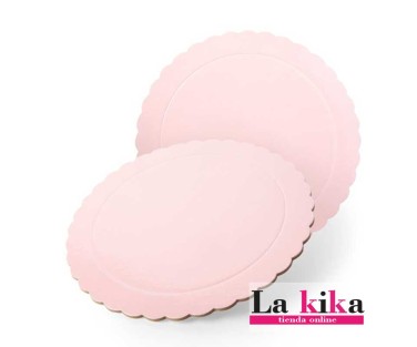 🎂 Base Redonda Rosa Bebé 35 CM | Soporte para Tartas y Manualidades | La Kika