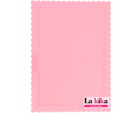 🎂 Bandeja Rectangular 35x25 Rosa Bebé | Base Extrafuerte para Tartas | La Kika