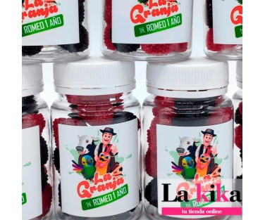 🎁 Bote de Chuches Personalizado La Granja de Zenón | Cumpleaños Infantiles | La Kika