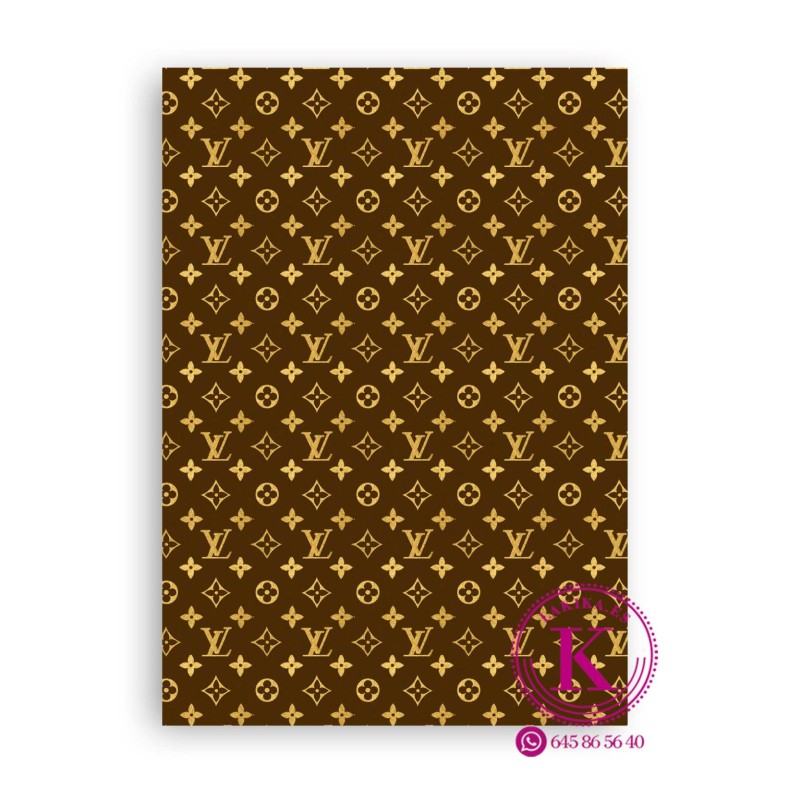 🎂 Papel de Azúcar Louis Vuitton – Decoración Elegante para Tartas Exclusivas ✨ 🎂 Papel de Azúcar Louis Vuitton – Decoración Elegante para Tartas Exclusivas ✨