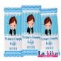 🍫 Mini Kit Kat Personalizado Azul para Comunión – Dulce Recuerdo para Tus Invitados 💙✨