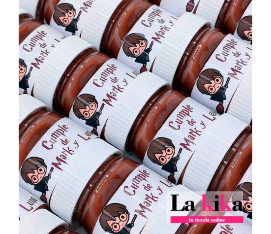 Mini Nutella Personalizada Harry Potter 25g | Detalle Original para Invitados