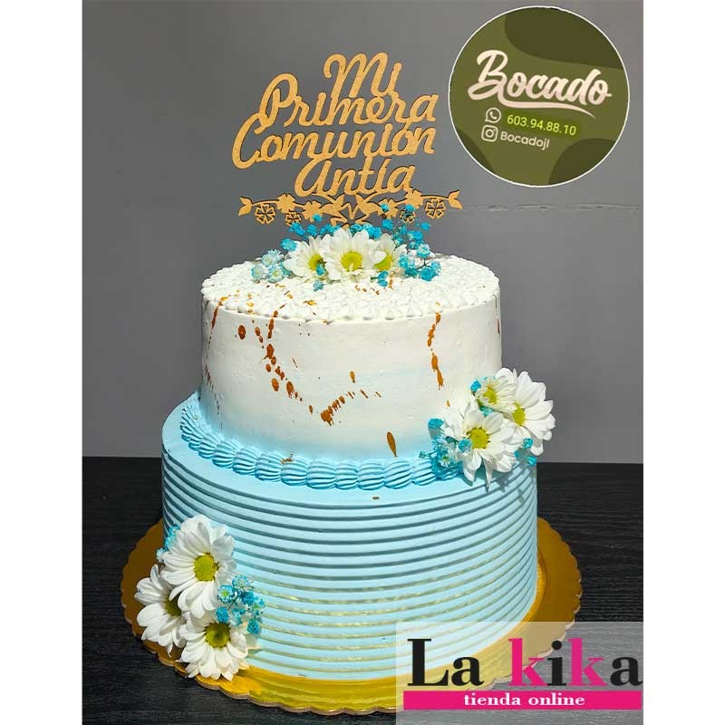 Cake Topper MDF “Mi Primera Comunión Antía” Cake Topper MDF “Mi Primera Comunión Antía”