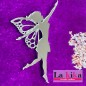 🧚♀️ Hada de Pie en Acrílico Espejo Plata – 9 cm 🧚♀️ Hada de Pie en Acrílico Espejo Plata – 9 cm