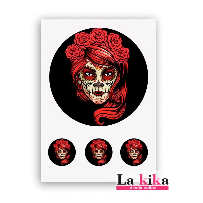 🎉 Papel de Azúcar Calavera Catrina 🎂 Sin Gluten – Decoración para Tartas y Cupcakes 🎉 Papel de Azúcar Calavera Catrina 🎂 Sin Gluten – Decoración para Tartas y Cupcakes