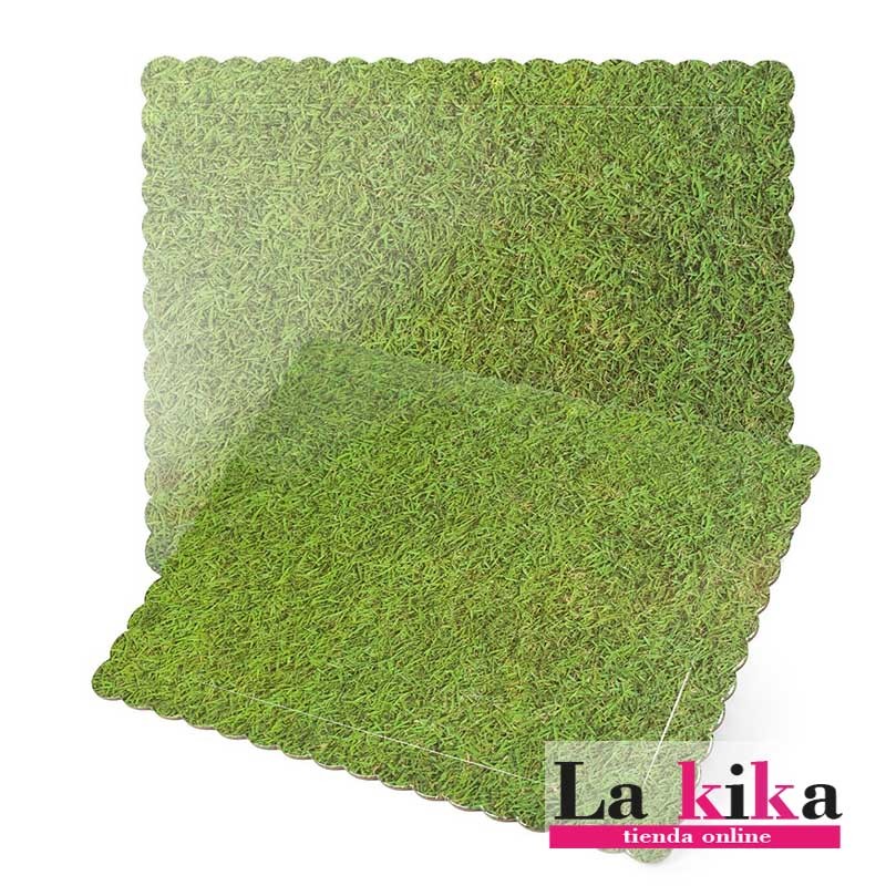 🎂 Base Rectangular modelo césped 30×40 CM – Elegancia y Estabilidad para tus Tartas ✨ (3 mm grosor) 🎂 Base Rectangular modelo césped 30×40 CM – Elegancia y Estabilidad para tus Tartas ✨ (3 mm grosor)