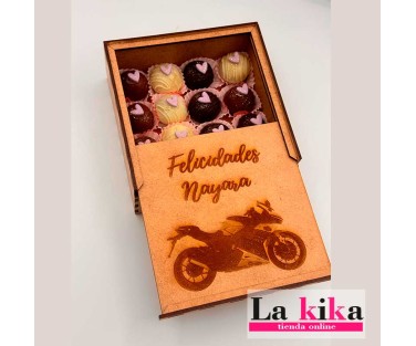 Caja MDF Personalizada Grabada a Láser 15x15 | Regalo Único