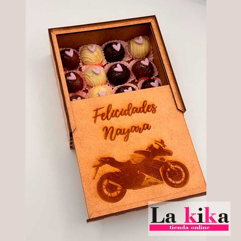 Caja personalizada con foto 🍀 | Caja de regalo MDF grabada a láser