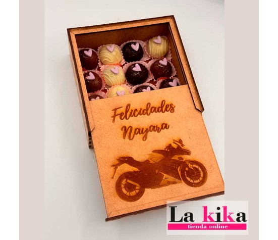 Caja MDF Personalizada Grabada a Láser 15x15 | Regalo Único