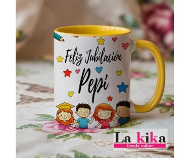 ☕Taza Personalizada de Jubilación | Regalo Original y Emotivo
