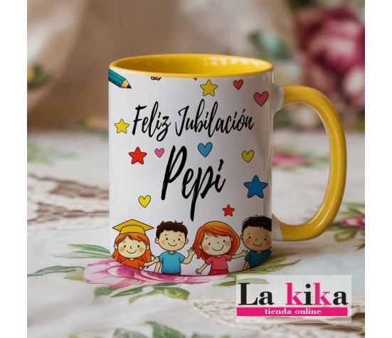 ☕Taza Personalizada de Jubilación | Regalo Original y Emotivo