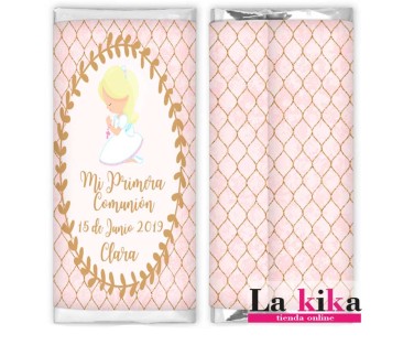 Chocolatinas Nestlé Comunión Personalizadas | Modelo Clara
