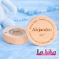 🍼🎀 Abridor Imán de Madera Personalizado para Bautizo – Recuerdo Especial 🎀🍼