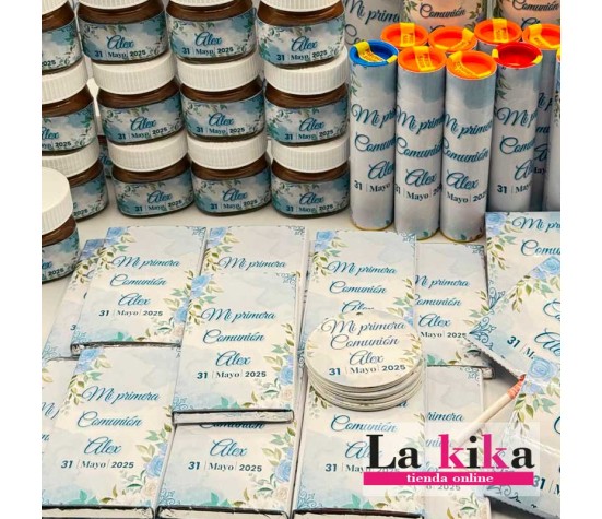 Chocolatina Personalizada para Comunión con Nombre y Fecha | Detalle Dulce