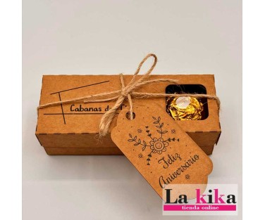 Ferrero Rocher Personalizado | Caja Personalizada para 3 Bombones