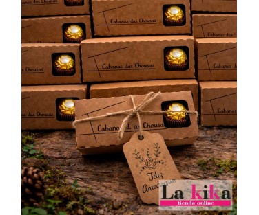 Ferrero Rocher Personalizado – Caja para 3 Bombones