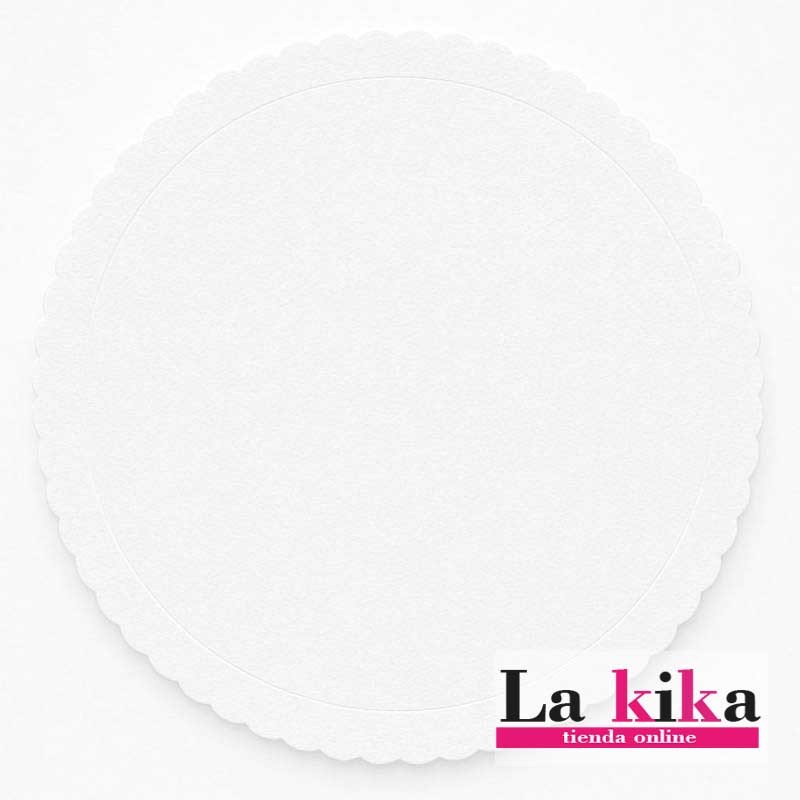 Base para Tarta 35 cm Profesional – Disco Extrafuerte Blanco Texturizado Azucren