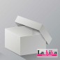Caja Blanca para Tarta 25x25x15 cm | Caja Resistente Azucren-Lakika.es