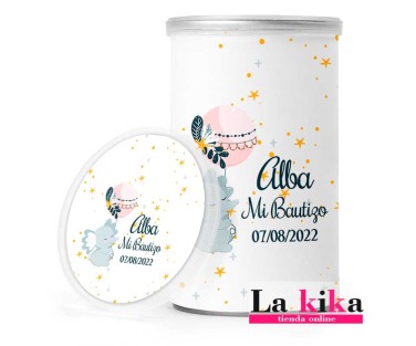 🥔 Pringles Personalizadas Bautizo 🎀 Detalle Original para Invitados | Lakika