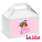 🍬 Caja de Chuches Granja de Zenón Rosa para Cumpleaños Infantil