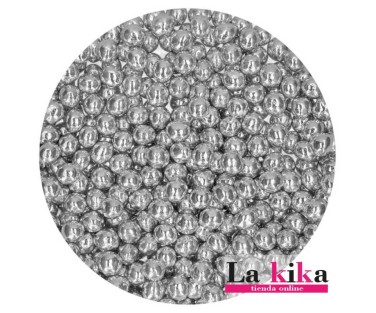 Perlas de chocolate plata metalizado Funcakes 60 g 💎 | Decoración repostería