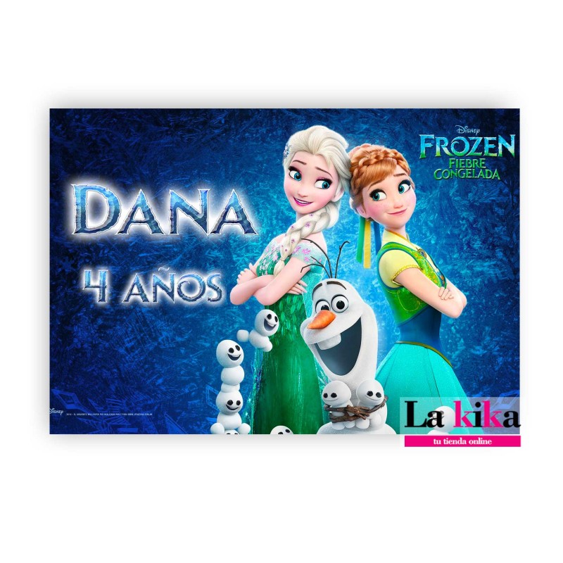 Papel de Azúcar para Tartas Inspirado en Frozen – Diseño Infantil para Repostería