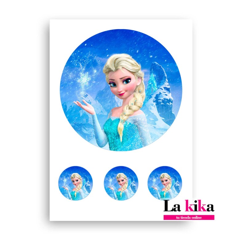 ❄️ Papel de Azúcar Frozen para Tarta – Oblea Comestible 18 cm + Cupcakes 🎂 ❄️ Papel de Azúcar Frozen para Tarta – Oblea Comestible 18 cm + Cupcakes 🎂