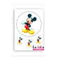 ✨ Papel de Azúcar inspirado en Mickey Mouse para Tarta y Galletas (18 cm + 3 círculos 6 cm) – Sin Gluten 🎂